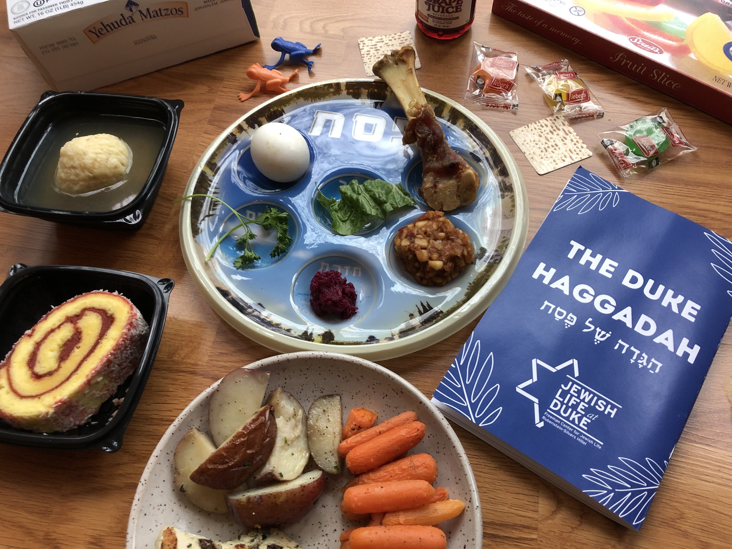 Passover Table at Jewish Life at Duke