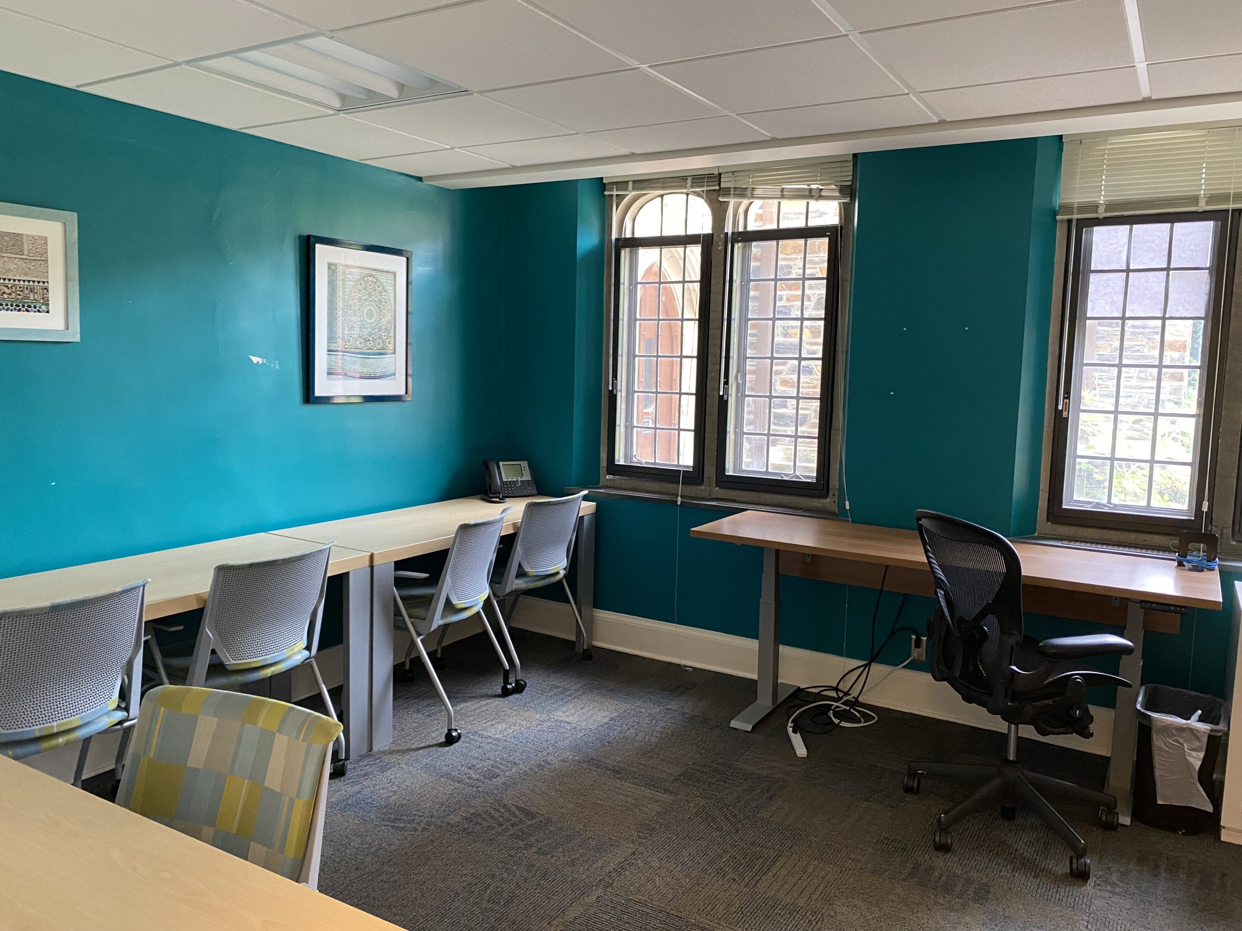 Study room in the Center for Muslim Life